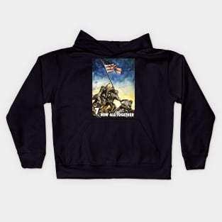 7th War Loan, Now All Together Kids Hoodie